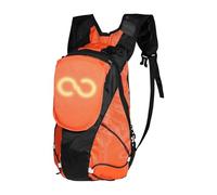 Zaino illuminato - Zaino da ciclismo con luce - Borsa luminosa di sicurezza accessorio sportivo per esterni, per corsa, skateboard, bicicletta, escursionismo, campeggio, festival, urbano e guida