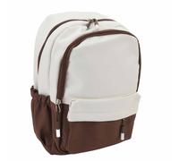 Zaino impermeabile marrone in poliestere da 30L per ufficio e viaggio