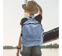 Zaino in denim blu scuro Borsa portaoggetti multifunzionale retrò casual Borsa