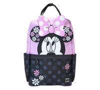 Zaino In Nylon Full-Size Con Stampa A Pois Di Minnie Mouse Flora Disney