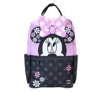 Zaino In Nylon Full-Size Con Stampa A Pois Di Minnie Mouse Flora Disney