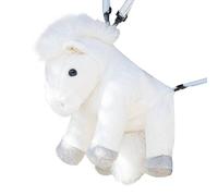 Zaino In Peluche A Forma Di Animale | Zaino a Forma di Cavallo - Borsa A Spalla Comfortevole | Per Bambini Ragazzi E Ragazze Per Asilo E Scuola Materna Per Viaggio Picnic E Gite Del Fine Settimana