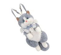 Zaino In Peluche A Forma Di Gatto - Zaino Ed Elegante | Borsa A Spalla Animale Morbido | Per Donne Signore Mogli Madri Studenti Universitari Professionisti Viaggiatori Caffetteria Viaggio Campus