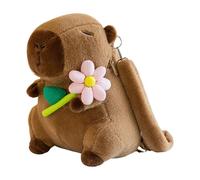 Zaino in peluche con animali del fumetto Borsa a tracolla alla moda borse a tracolla casual con tracolla regolabile per donne e ragazze borsa da scuola multifunzione, E, One Size