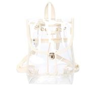 Zaino In Pvc Per Donna Uomo Ragazza Studiare Lo Zaino Chior Stadium Approvare Attraverso Lo Stadio Approvato Per Adolescenti Adolescenti Vedere Attraverso Clear
