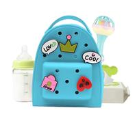Zaino in silicone dei cartoni animati, borsa per la scuola dei bambini, morbida e impermeabile, leggera, con simpatico design animale, per bambini, bambini in età prescolare e per i viaggi. Ideale per