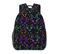 Zaino in stile gotico con capra, per laptop, regali di viaggio, lavoro, libri leggeri per uomini e donne, Capre, One Size, Zaino daypack