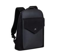 Rivacase Zaino Cardiff R8524B Canvas per notebook 14" Nero 640 g