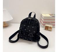 Zaino in velluto a coste leggero, carino e dolce, dalla grande capacità, perfetto per viaggiare, uscite primaverili, andare a scuola o come borsa piccola, con stampa in posizione casuale PiantePoliest