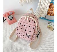 Zaino in velluto a coste leggero e carino, dalla grande capacità, perfetto per viaggiare, gite di primavera, andare a scuola o come borsa piccola, con stampa casuale. Zaino scolastico, borsa, zaino, m