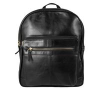 Zaino in Vera Pelle Leonardo Verrelli, Unisex, Nero