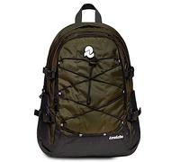 Zaino INVICTA - INVICT-ACT PLUS - Doppio scomparto, Viaggio, Scuola & Tempo Libero, Verde Militare, Tasca porta Pc