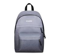 Invicta Zaino Scuola American Fantasy Shine, Grigio, 23 L, Effetto brillantini, Monoscomparto, Doppia tasca frontale, Scomparto interno porta pc o tablet, Scuola media e superiore, Ragazza