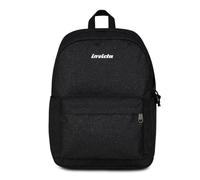 Invicta Zaino Carlson Shine Nero Scintillante – Mono scomparto, Tasca PC e borraccia, 24 L