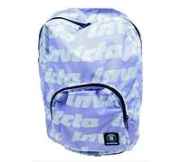 ZAINO INVICTA LETTERING PACKABLE PACK LILLA E BIANCO - TASCA INTERNA PER RISPORRE LO ZAINETTO RIPIEGATO