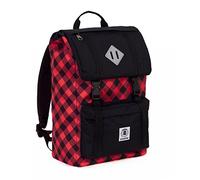 ZAINO INVICTA - SHOT PACK FANTASY - Rosso Nero - tasca porta pc e Tablet padded - americano 28 LT