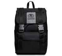 Zaino INVICTA - SQUARE, Nero - Tasca Porta PC e Tasca Porta Borraccia - Viaggio, Ufficio, Scuola e Tempo Libero - Adulto, Ragazzi, Unisex - 100% Eco Material