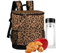 Zaino isotermico, zaino isotermico, zaino termico per il pranzo - Borsa termica per lo zaino per il bagagliaio del ghiaccio da spiaggia di refrigeratore isolata di capacità di 16 lattine per il