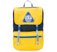 Invicta Zaino Jolly Vintage, Giallo/Blu, Tasca Porta Pc 13'', Viaggio y Tempo Libero, 18 Lt, Per Uomo Donna