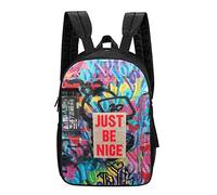 Zaino Juse Be Nice Print Printed Zainetto Unisex Zaini Leggero Zaino Da Scuola Per Viaggio Computer Campeggio