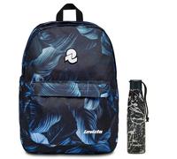 ZAINO LAB FANTASY + Invicta Borraccia, Nero, Borraccia Termica in Acciaio Inox I