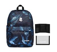 ZAINO LAB FANTASY + Invicta Portafoglio A Strappo, Grigio, Portafogli a Tre Ante