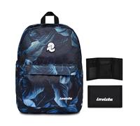 ZAINO LAB FANTASY + Invicta Portafoglio A Strappo, Nero, Portafogli a Tre Ante C