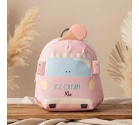 Lässig Piccolo zaino per bambini per la scuola materna con cinturino da 2 anni, 20 x 9 x 24 cm, 3,5 L, Rosa (Ice Cart)