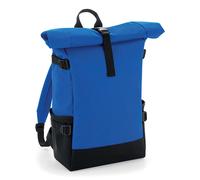 ZAINO LAPTOP BORSA BAGBASE BG858 BLOCK ROLL-TOP BACKPACK FASHION TOP QUALITY