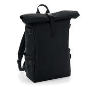 ZAINO LAPTOP BORSA BAGBASE BG858 BLOCK ROLL-TOP BACKPACK FASHION TOP QUALITY
