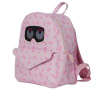 Zaino LED rosa con personalizzazione app, stile moda fai da te, animazioni dinamiche, testo graffiti, idrorepellente, scomparto per iPad, 12.2 x 11.4 x 3.9 in / 31 x 29 x 10 cm, per viaggi e uso