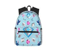 Zaino leggero con stampa Fruit Party per donne e uomini carino zaino da viaggio con spallacci, Quattro rondini, One Size