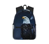 Zaino leggero con stampa Fruit Party per donne e uomini carino zaino da viaggio con spallacci, Uccello sotto le stelle, One Size
