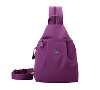 Zaino Leggero e Resistente per Uomo e Donna, Grande capacità, per Viaggi, Escursioni, pendolari, Sport, con più Scomparti. (Purple, One Size)