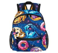 Zaino leggero per bambini da 3 a 8 anni, con bradipo nella giungla della foresta pluviale, Multicolore 2., 25.4x10x30 CM/10x4x12 in