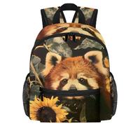 Zaino leggero per bambini da 3 a 8 anni, con bradipo nella giungla della foresta pluviale, Multicolore 15., 25.4x10x30 CM/10x4x12 in
