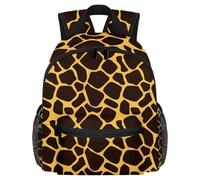 Zaino leggero per bambini da 3 a 8 anni con tutti i Knids of Flower Tree sfondo nero, Multicolore 8., 25.4x10x30 CM/10x4x12 in