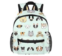 Zaino leggero per bambini, per scuola materna e scuola, per bambini dai 3 agli 8 anni, per musica, chitarra, violino e jazz, Multicolore 3, 25.4x10x30 CM/10x4x12 in