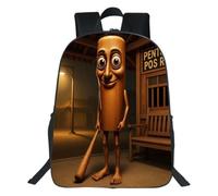 Zaino leggero per ragazzi, zaino scolastico per bambini Italian e Brainrot | Zaino Scolastico per Bambini Moda Zaino Scolastico Unisex (40 x 27 x 13 cm) Zaino 3D Cool