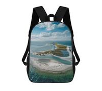 Zaino Lighthouse on The Shore, leggero e casual, da 17 pollici, per lavoro, affari, viaggi, per uomo e donna