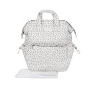Zaino Little Bloom Fiori Grigio Pasito a Pasito