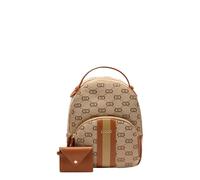 Zaino donna con logo Liu Jo, beige - Tabella Colori: Beige