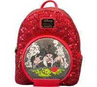 Zaino Loungefly Disney Villains EvilQueenSnowglobeM con licenza ufficiale