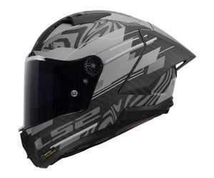 Zaino LS2 FF805 Thunder GP Aero Polar nero opaco con visiera scura e casco...