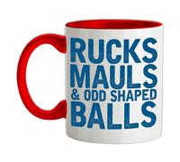 Zaino,Malus Odd a Forma Di Palline - Ceramica Mug - Rugby Lega Union Inghilterra