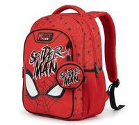 Zaino Marvel Spiderman per ragazzi, zaino da scuola con 3 scomparti, zaino per la scuola elementare, cinghie riflettenti imbottite e tasche laterali per bottiglia d'acqua