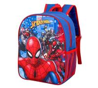 Zaino Marvel Spiderman - Zaino supereroe con Spider-Man, Venom e Cattivi, zaino per la scuola per ragazzi, qualità premium