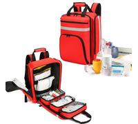 Zaino Medico Di Emergenza, Borsa Trauma Per Primo Soccorso Con Catarifrangente, Grande Capacità Di Primo Soccorso Medico Per Campeggio, Escursionismo, Trekking A
