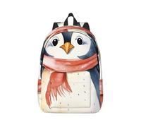 Zaino Medium Cute Cartoon Penguin Backpack Per Notebook | Zainetto Grande zaini leggero Per escursioni Scuola Computer