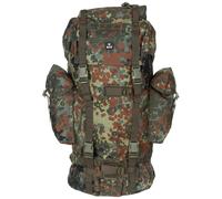Zaino MFH militare BW mimetico combattimento 65L esercito tedesco borsa tattica